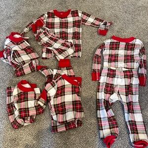 GUC Hanna Anderson Christmas Jammie’s Plaid Sibling set